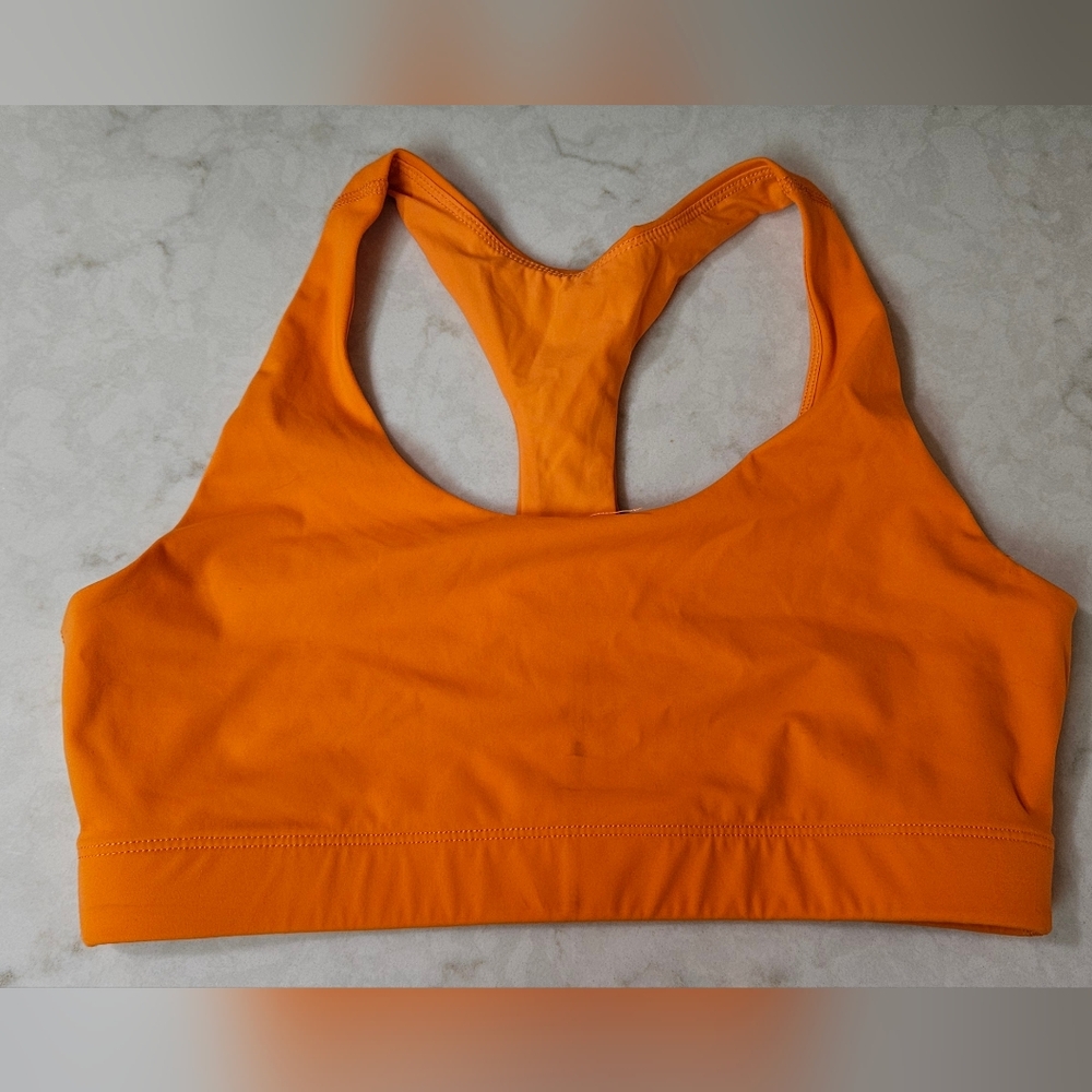 Outdoor Voices Vibrant Orange Sports Bra Size S